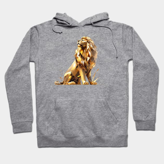 gold lion Hoodie by enzo studios